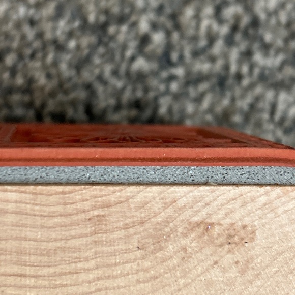 Great Impressions Daisy Flower Checker Framed Rubber Stamp F69 Wood Mount #Z38 - Picture 11 of 11